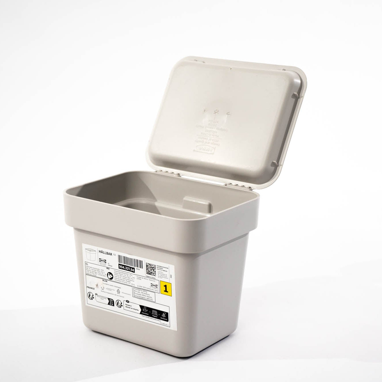 HALLBAR Bin with Lid 3L