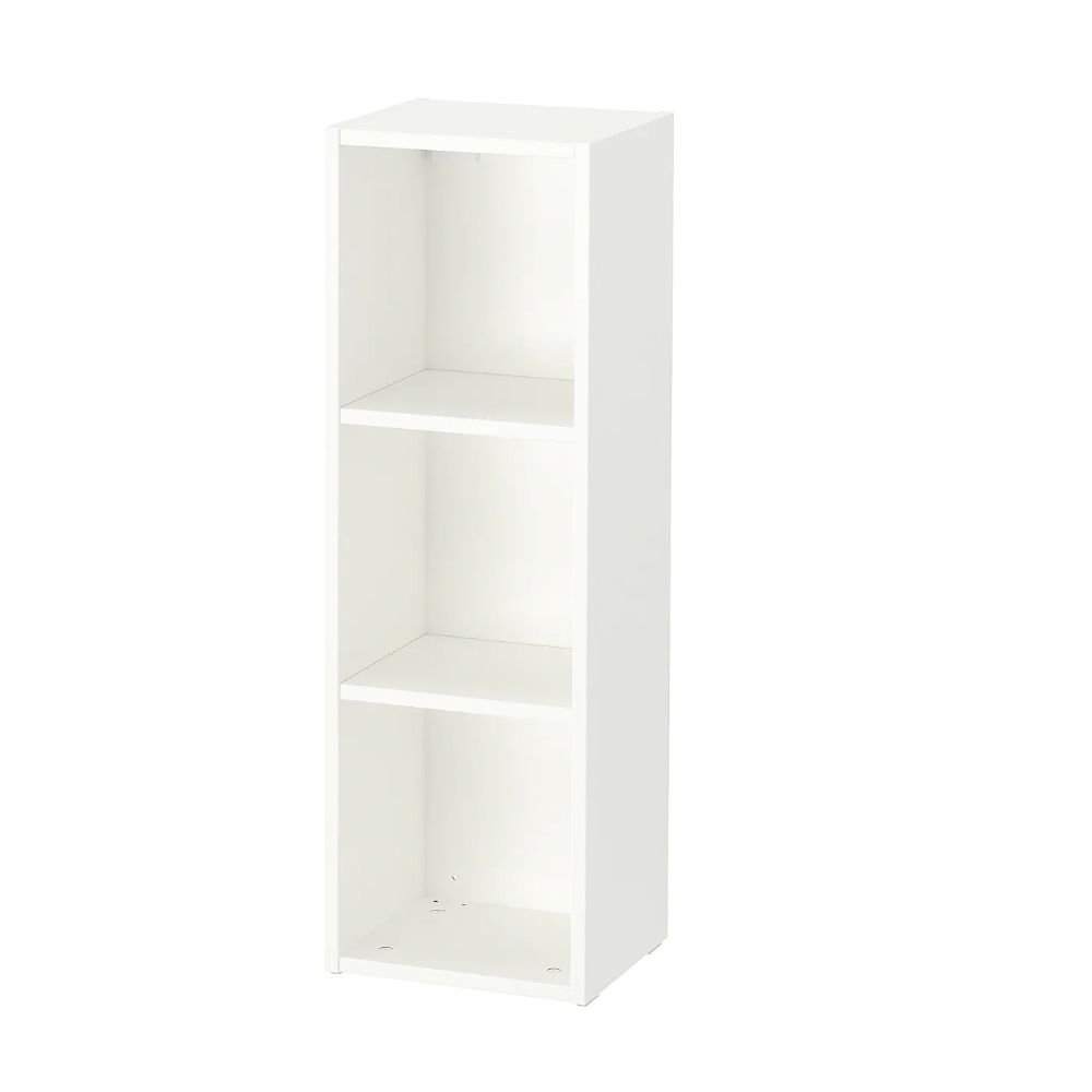 Ikea SMÅGÖRA Shelf Unit, 29x88 cm, White - Modular Living