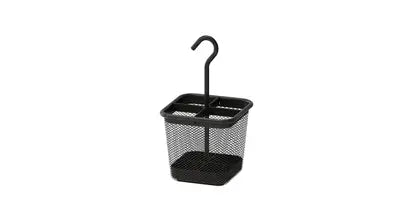 UPPDATERA Cutlery caddy, anthracite, 12x12 cm