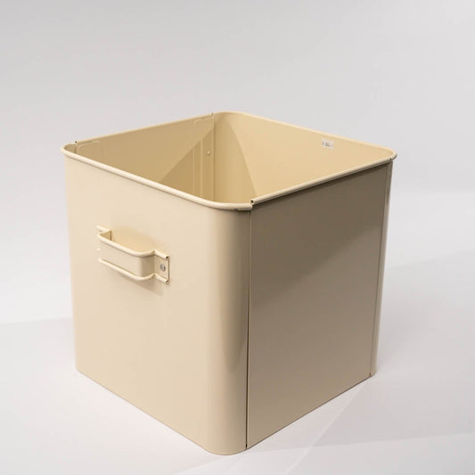 PLOGFÅRA stor box 35x33x32 light beige