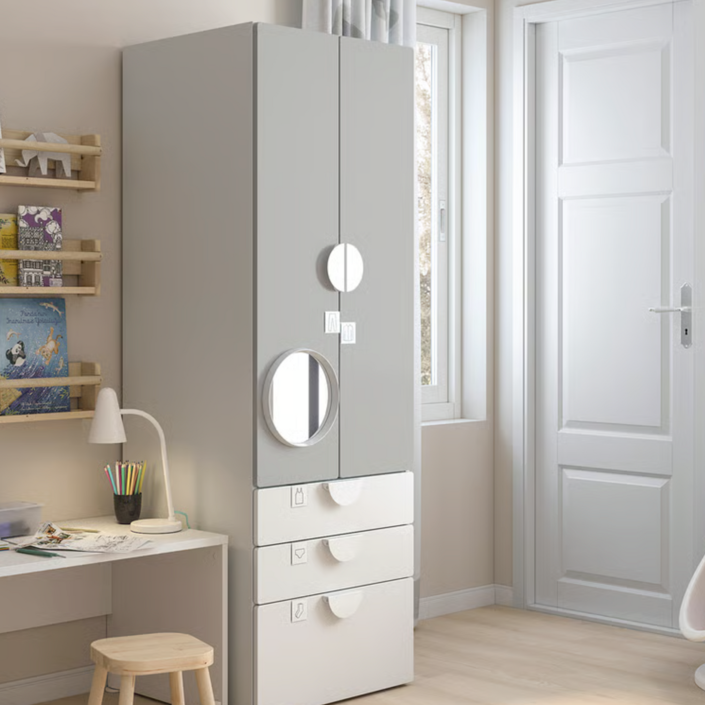 SMASTAD cupboard caucus door 30x90 (2)