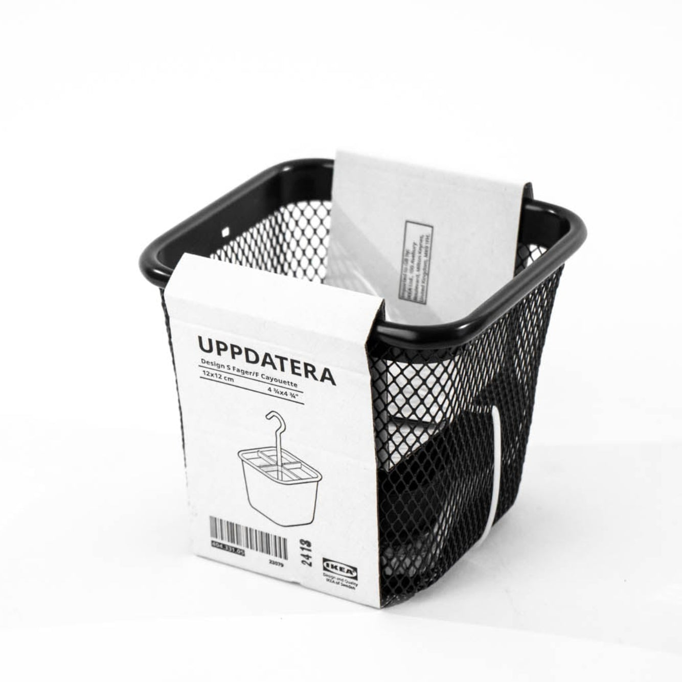 UPPDATERA Cutlery caddy, anthracite, 12x12 cm
