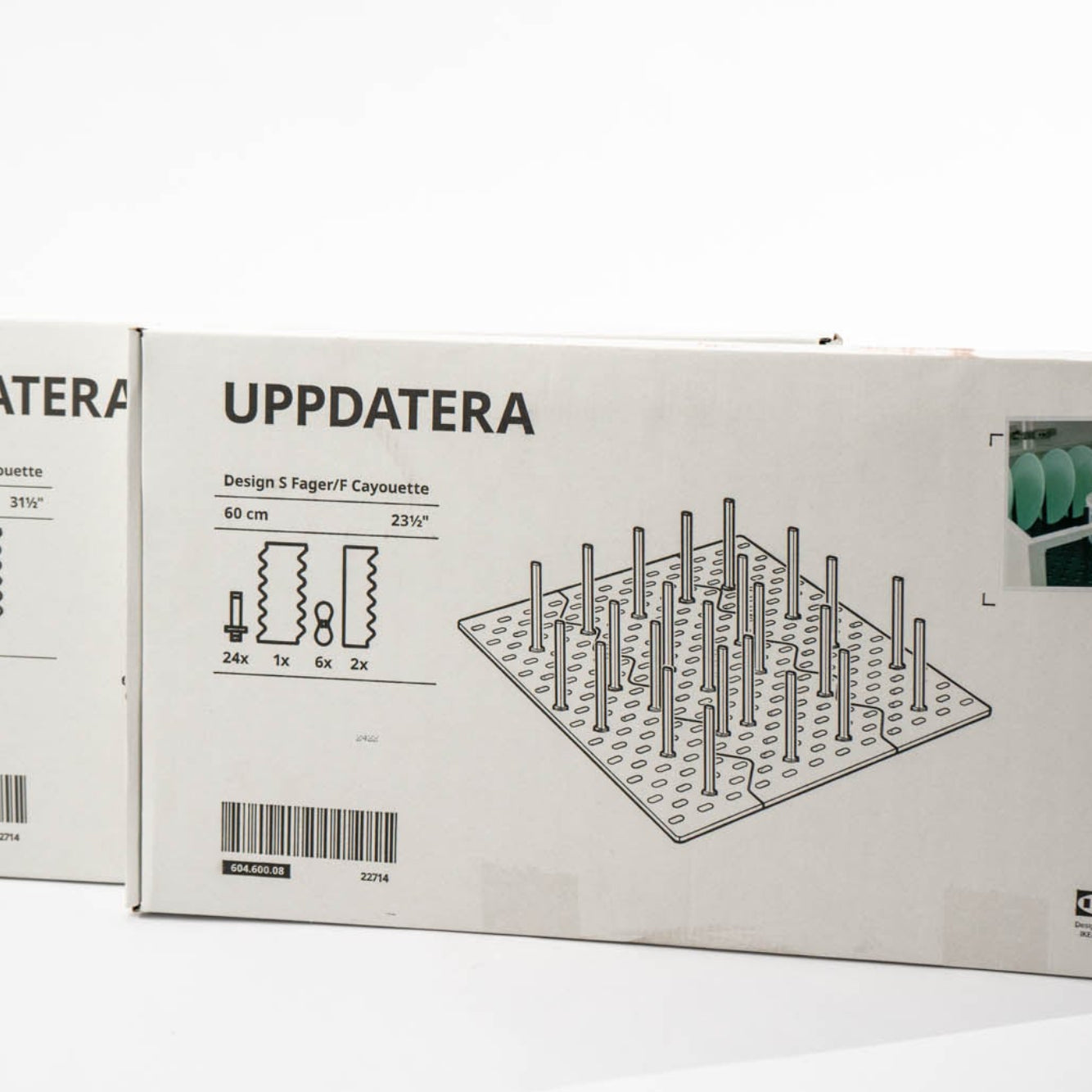 UPPDATERA pegboard drawer organiser 80