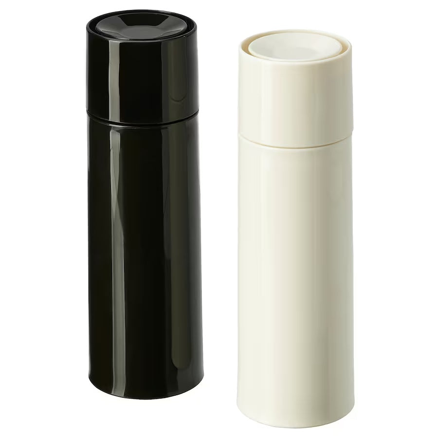 BARNASINNE Spice Mill, Black/White, Set of 2
