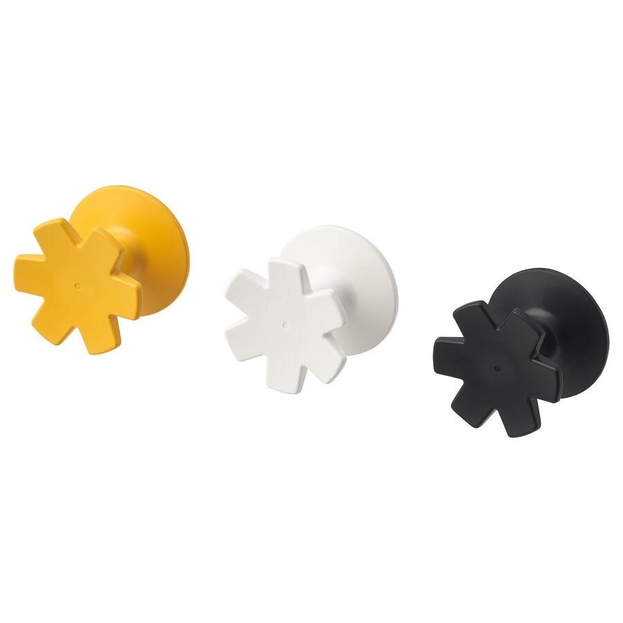 JORDBORR self-adhesive snowflake hook (3p)