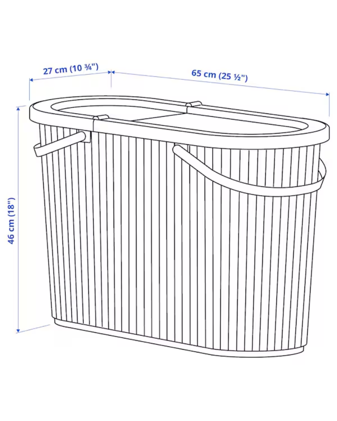 DAMMANG Bin with Lid, 48L