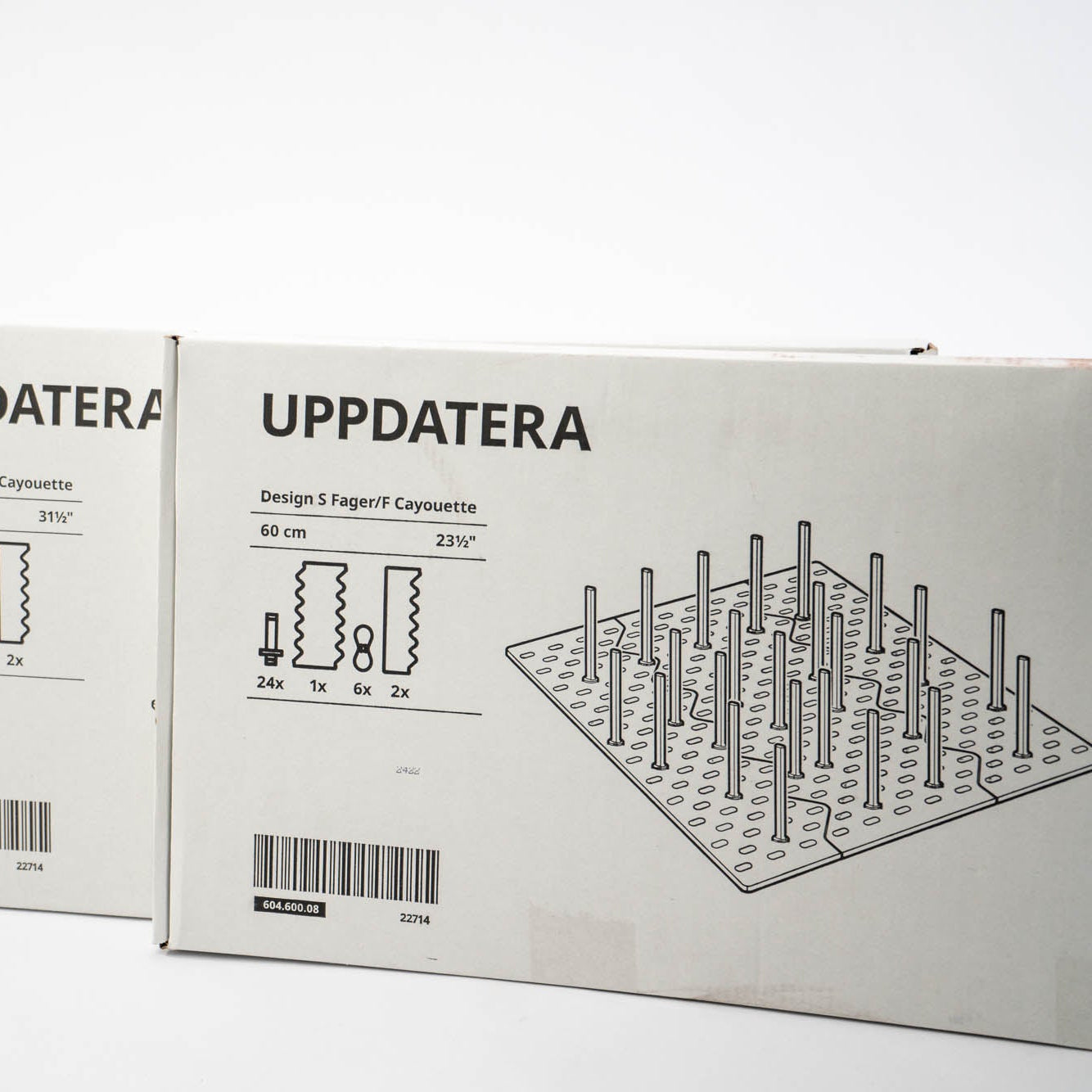 UPPDATERA pegboard drawer organiser 60