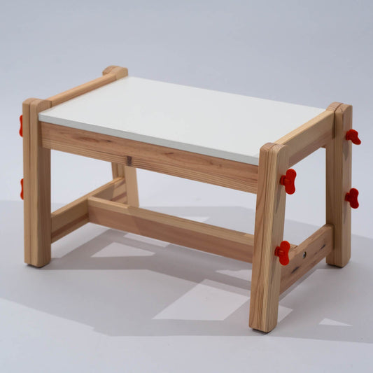FLISAT Adjustable Child Bench – Solid Wood