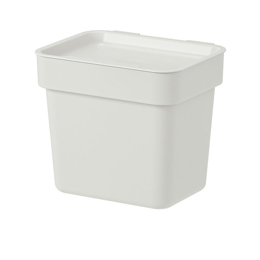 HALLBAR bin with lid 3L (light grey)