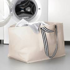 IKEA GÖRSNYGG Carrier Bag, 57x37x39 cm, 71L, Light Beige - Modular Living