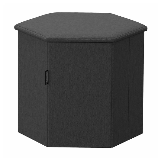 KJUGE Pouffe with storage, Knisa