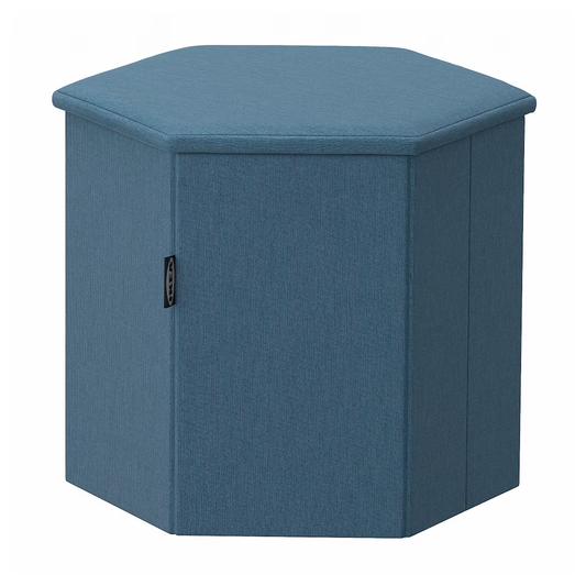 KJUGE Pouffe with storage, Knisa