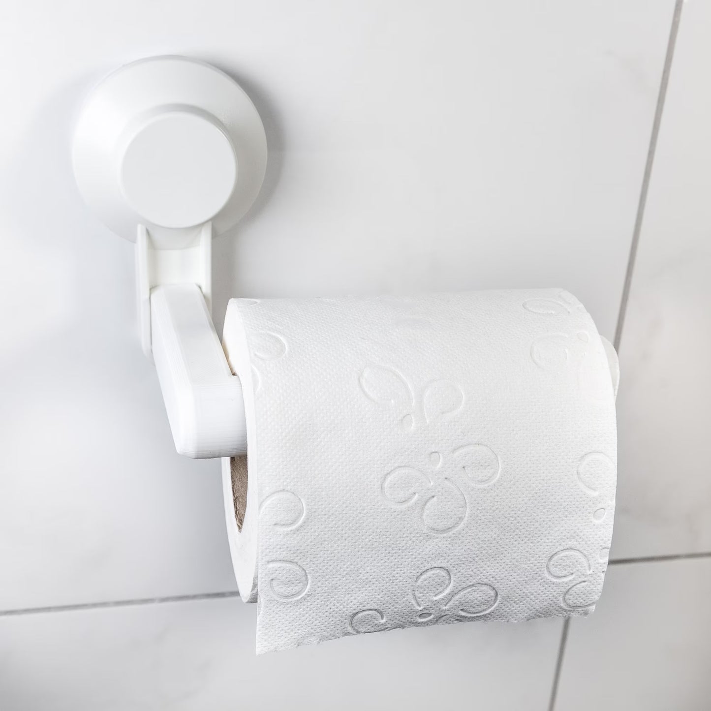 TISKEN Toilet roll holder with suction cup