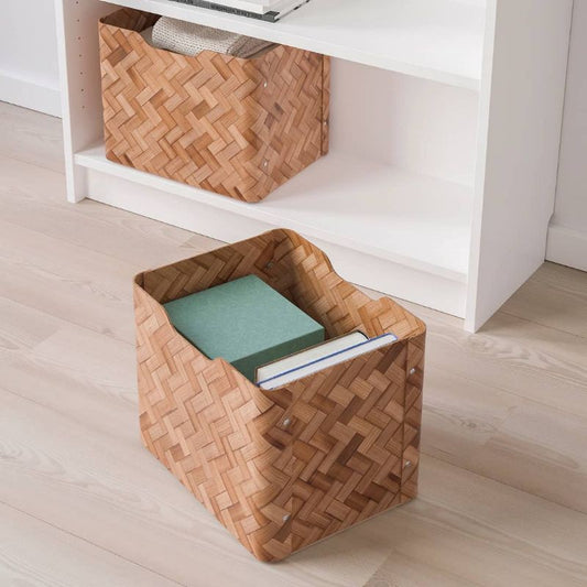 Ikea BULLIG box 32x35x33 bamboo/brown - Modular Living
