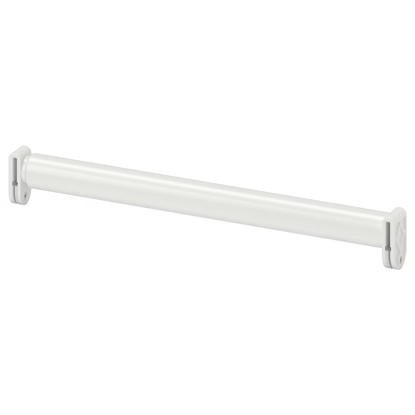 Ikea HJÄLPA Adjustable Clothes Rail, 60-100 cm, White - Modular Living