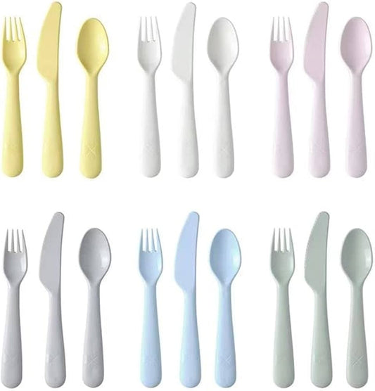 Ikea KALAS Cutlery Set, 18 Pieces, Mixed Colours - Modular Living
