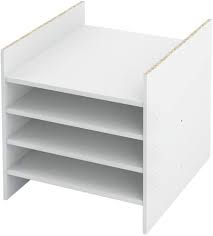 Ikea KALLAX Insert with 4 Shelves, 33x33 cm, White - Modular Living