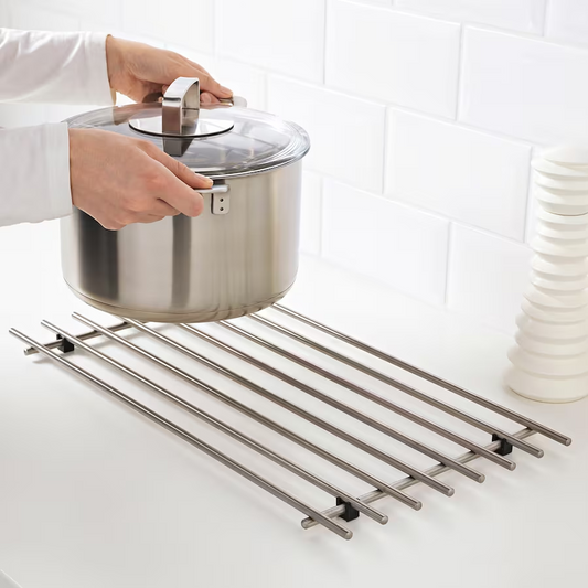 LAMPLIG trivet 50x28 stainless steel