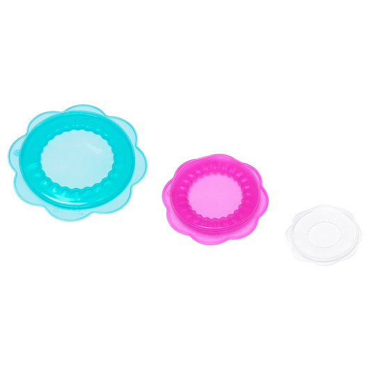 Ikea ÖVERMÄTT Food Covers, Set of 3, Silicone, Multicolour - Modular Living
