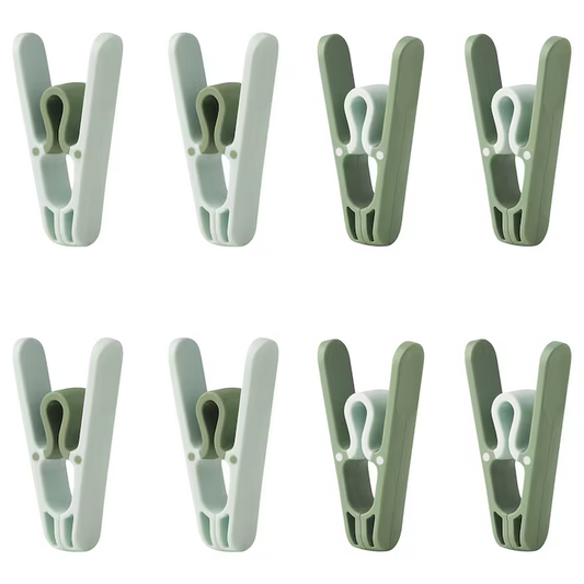 Ikea SLIBB Clothes Pegs, Green, 8-pack - Modular Living