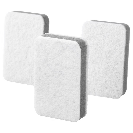 SVAMPIG sponge grey-white 3-p