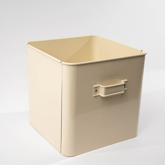 PLOGFÅRA stor box 35x33x32 light beige
