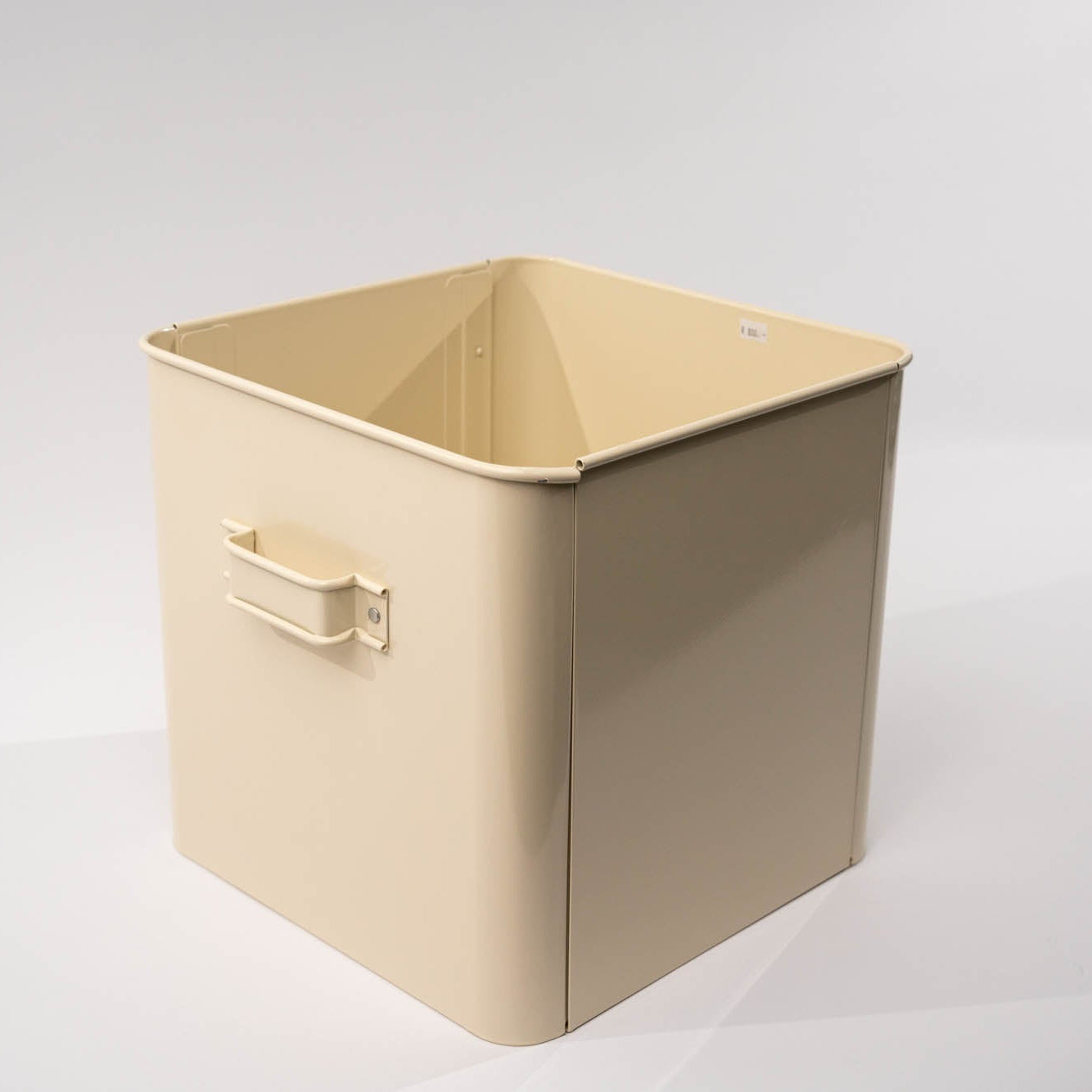PLOGFÅRA stor box 35x33x32 light beige