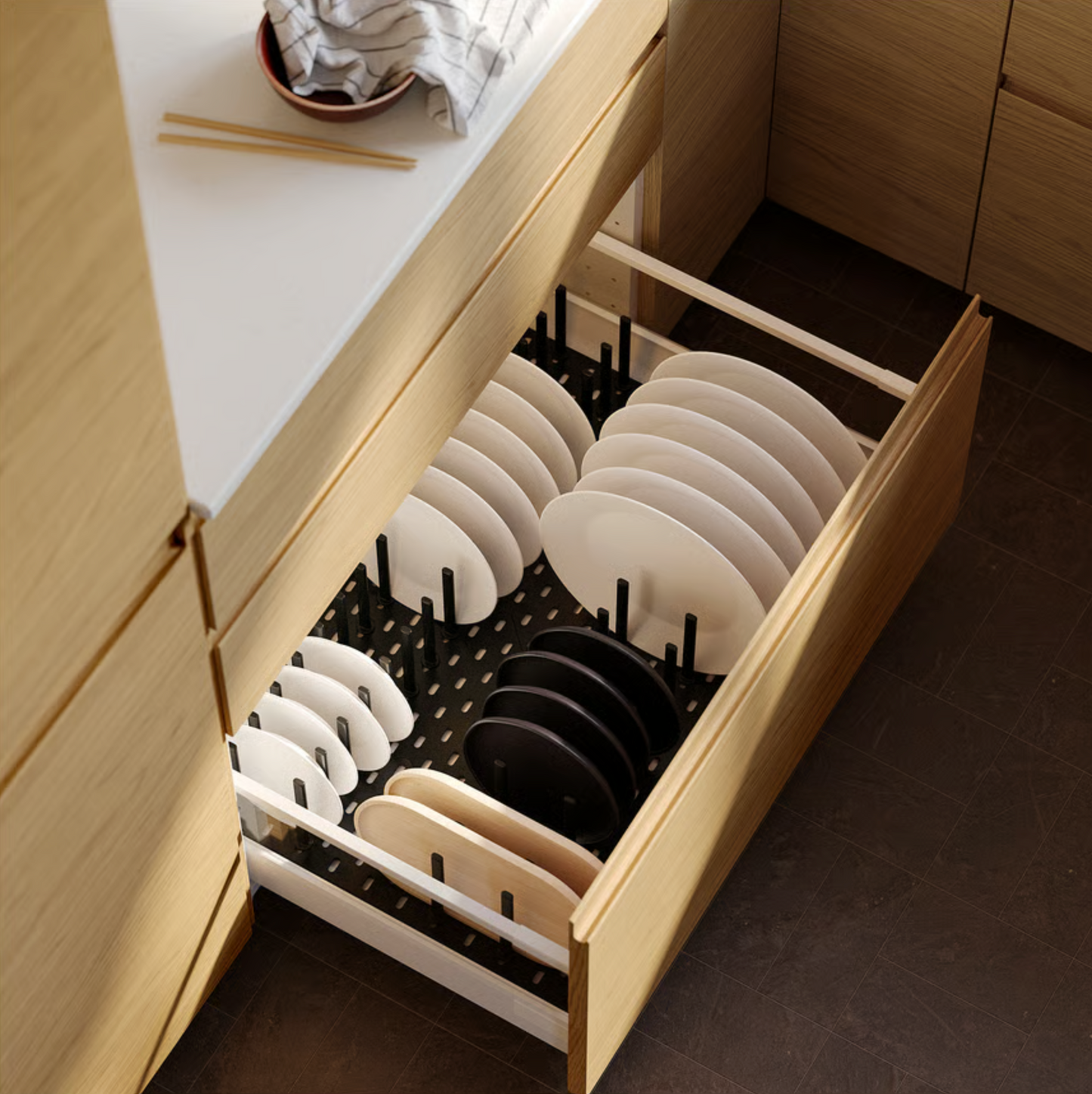 UPPDATERA pegboard drawer organiser 60