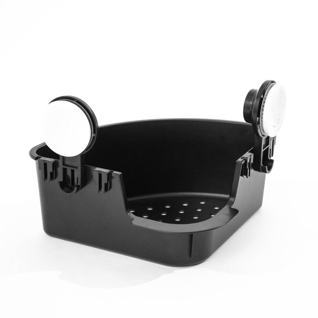 TISKEN Corner shelf with suction cup