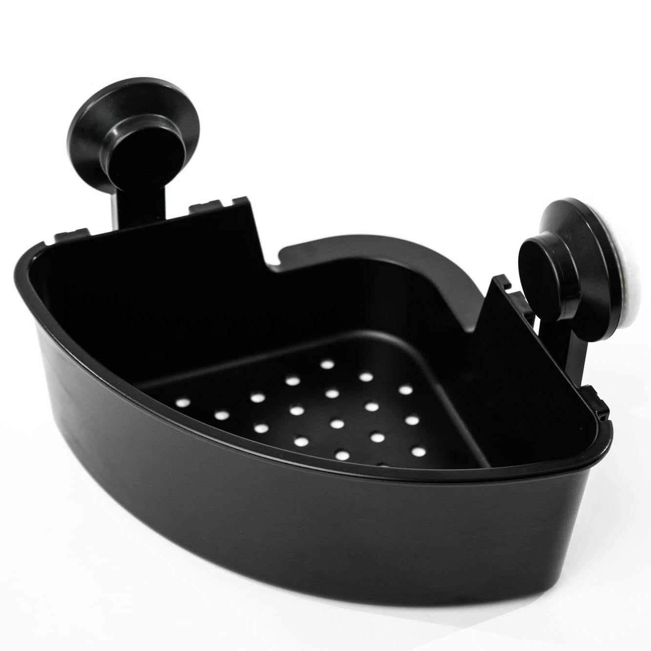TISKEN Corner shelf with suction cup