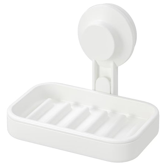 TISKEN Soap dish with suction cup