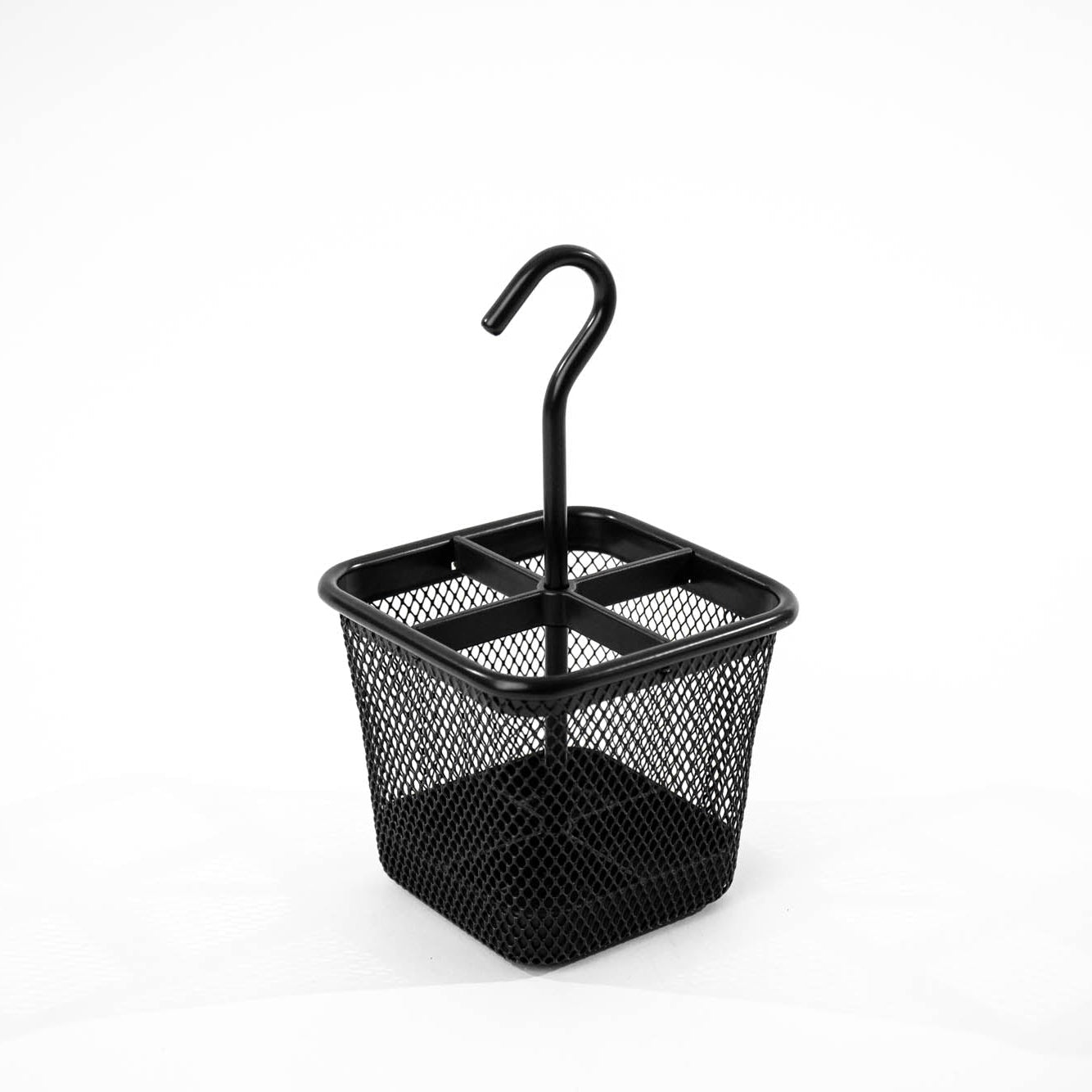 UPPDATERA Cutlery caddy, anthracite, 12x12 cm