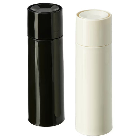 BARNASINNE Spice Mill, Black/White, Set of 2