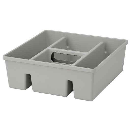 Ikea FÅNGGRÖDA Insert with Compartments, 30x30x11 cm, Light Grey - Modular Living