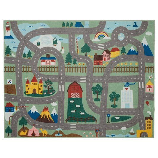 VALLABY rug 100x133 green